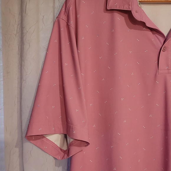 Walter Hagen SS Cotton Spandex Pink/Geometrical design Large - Picture 5 of 12